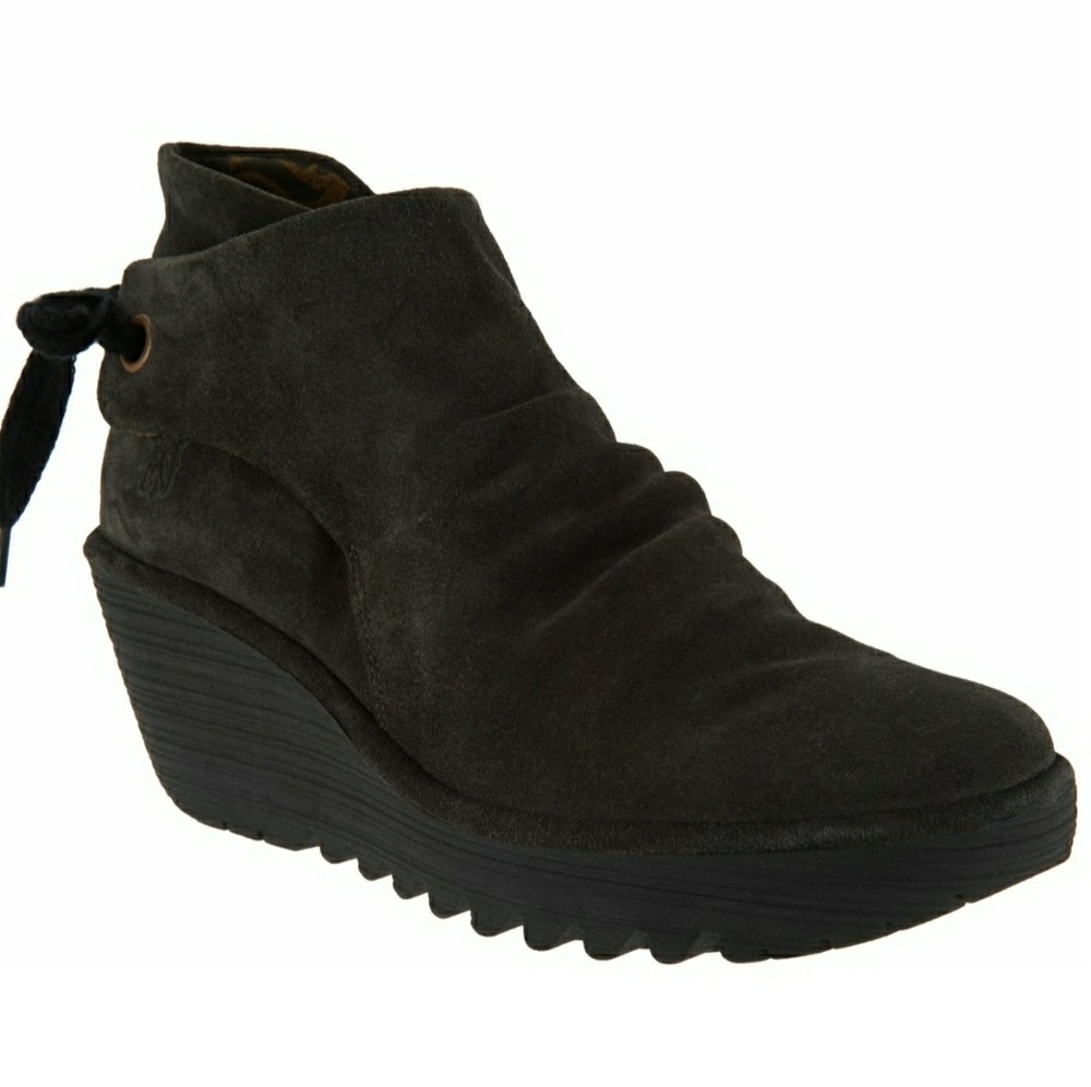 FLY London Women Sueade Ankle Boots - Picture 5 of 8
